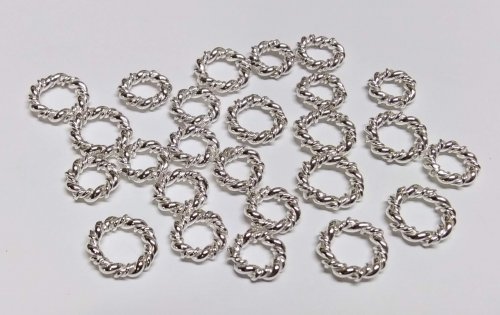 Judy Larson's Twisted Wire Jump Rings - , Findings & Components, Toggles & Clasps, Earwire & Headpin, Butane Torch, Soldering, Solder, , twisted wire jump rings